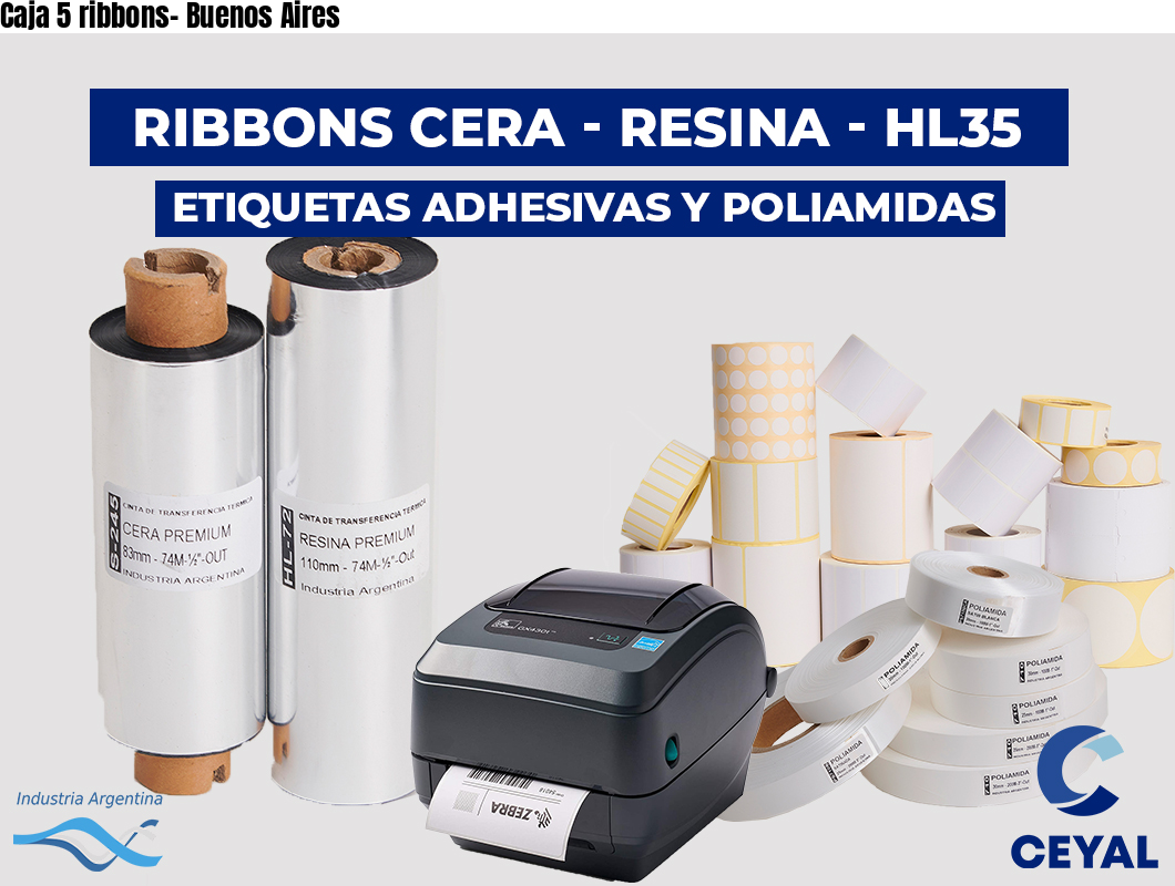 Caja 5 ribbons- Buenos Aires