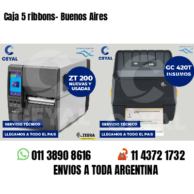 Caja 5 ribbons- Buenos Aires