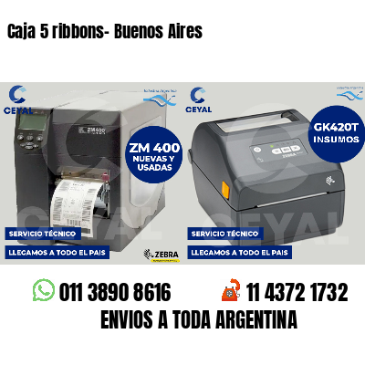 Caja 5 ribbons- Buenos Aires
