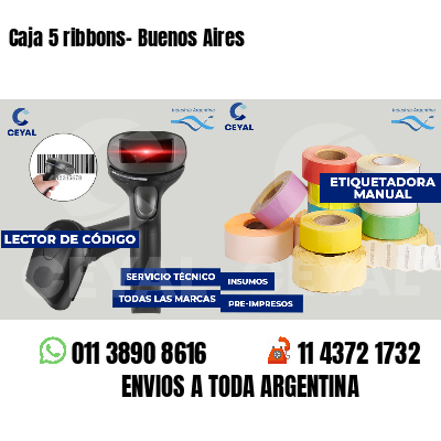 Caja 5 ribbons- Buenos Aires