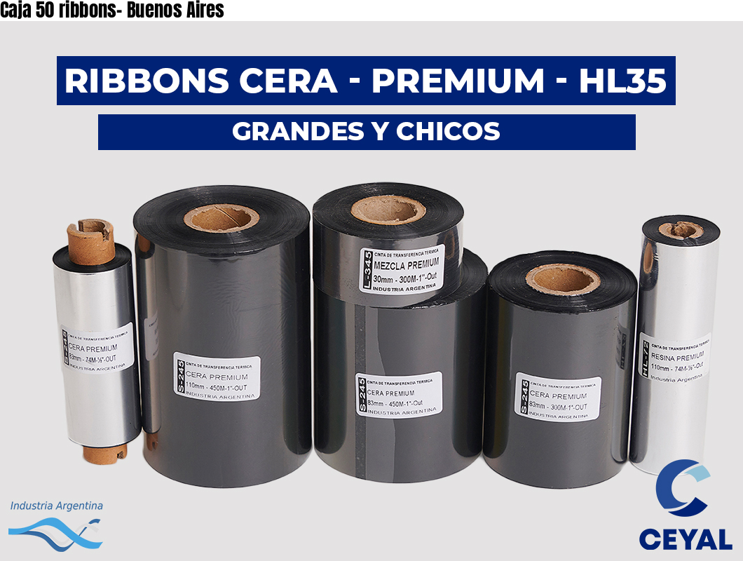 Caja 50 ribbons- Buenos Aires