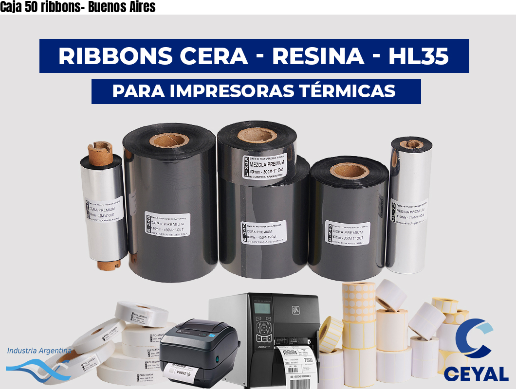 Caja 50 ribbons- Buenos Aires