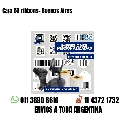 Caja 50 ribbons- Buenos Aires