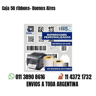 Caja 50 ribbons- Buenos Aires