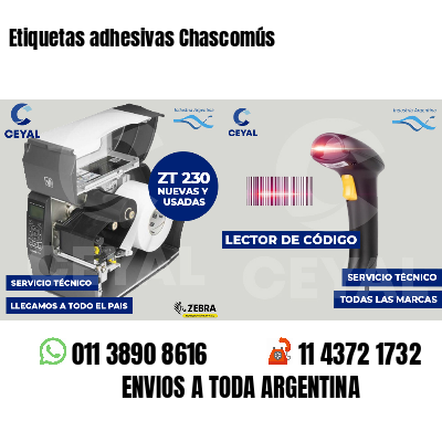 Etiquetas adhesivas Chascomús