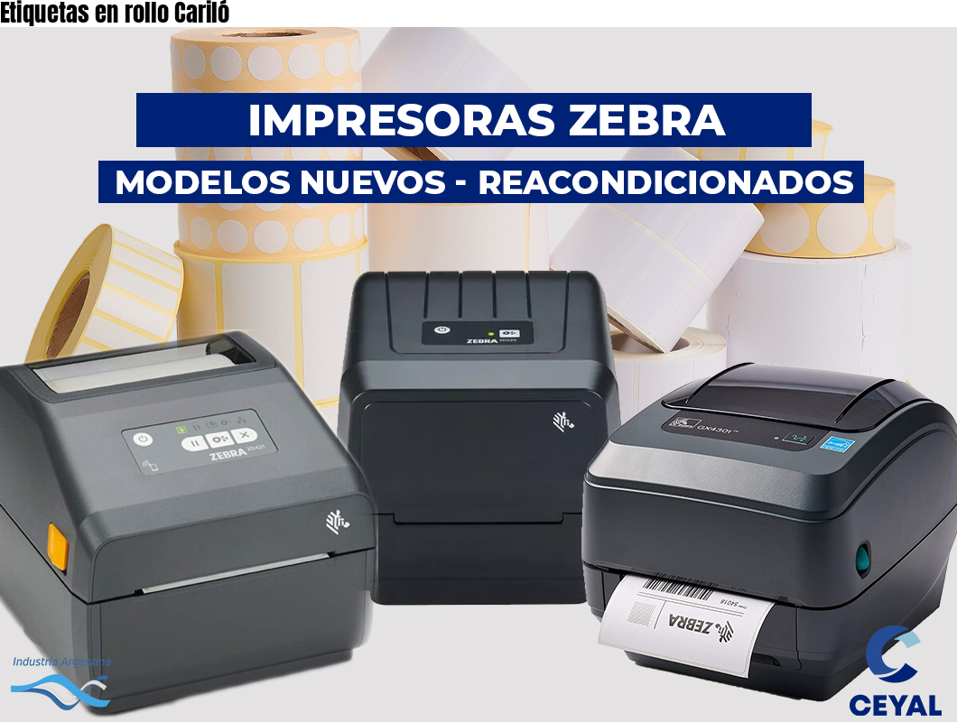 Etiquetas en rollo Cariló
