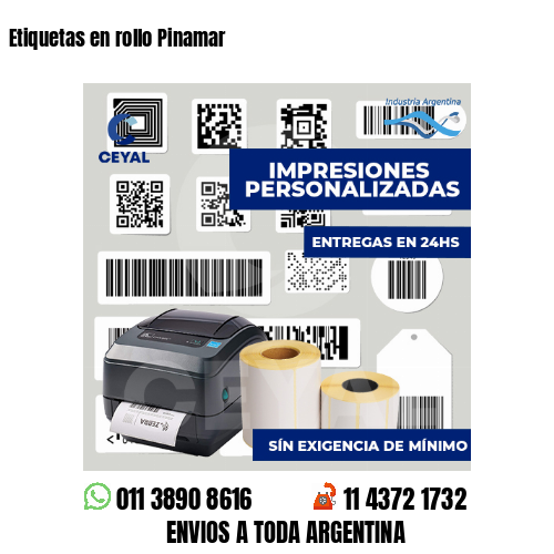 Etiquetas en rollo Pinamar