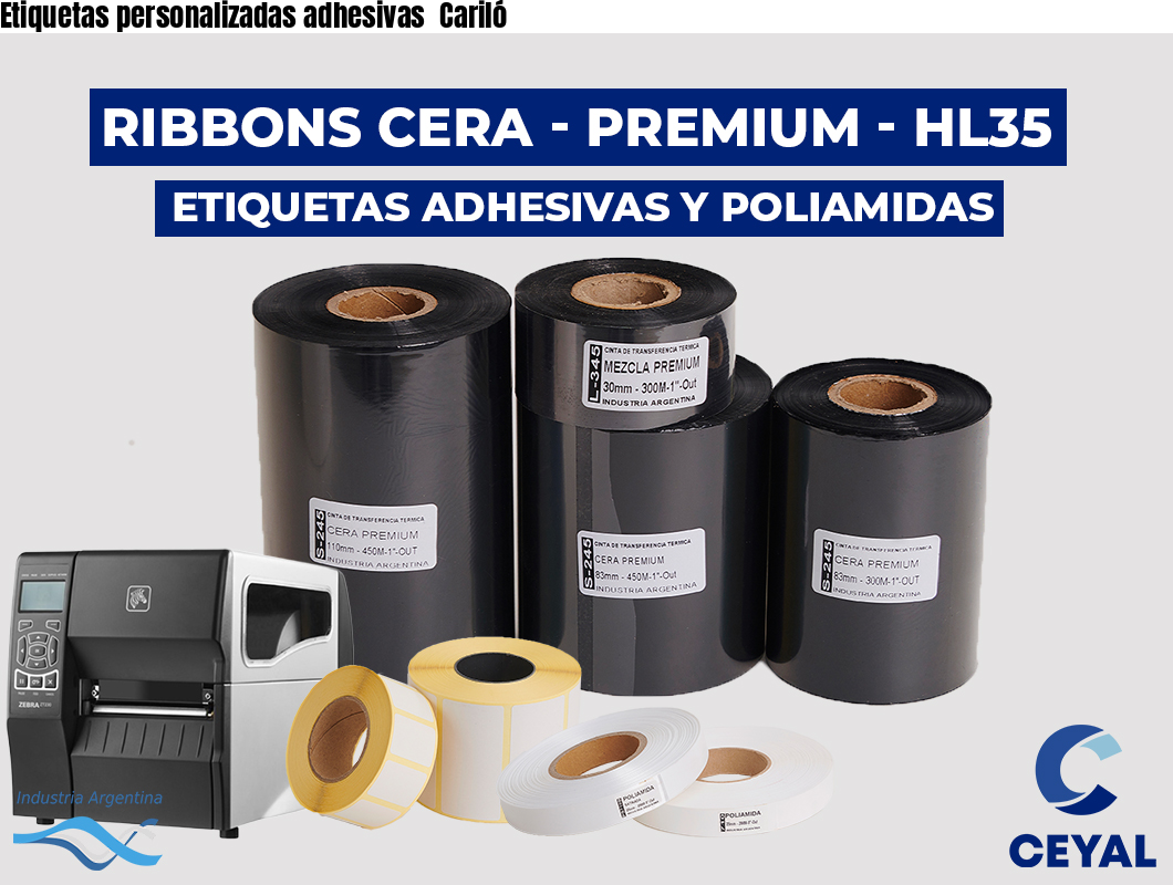 Etiquetas personalizadas adhesivas  Cariló