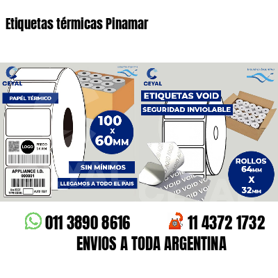 Etiquetas térmicas Pinamar