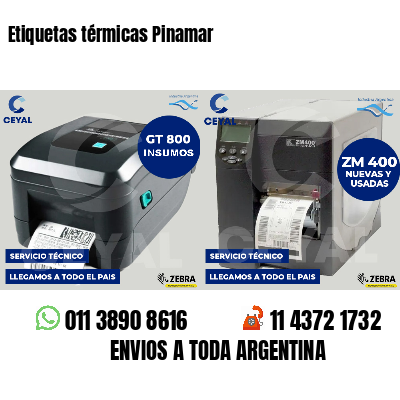 Etiquetas térmicas Pinamar