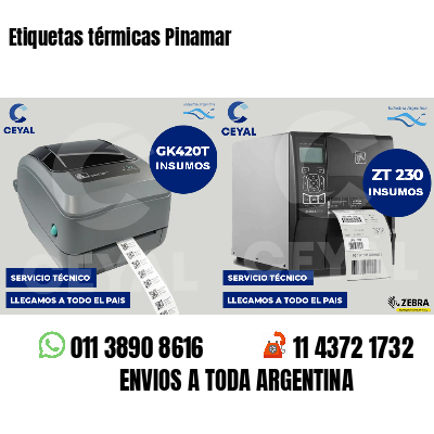 Etiquetas térmicas Pinamar