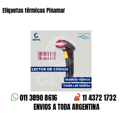 Etiquetas térmicas Pinamar