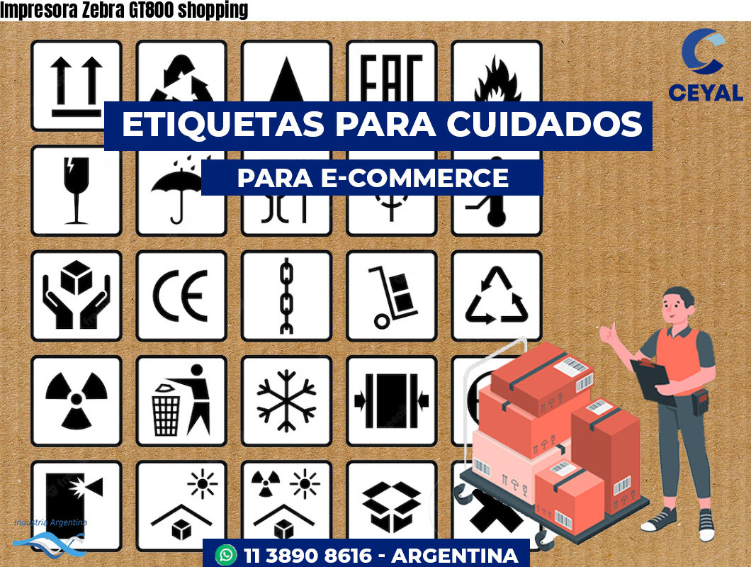 Impresora Zebra GT800 shopping