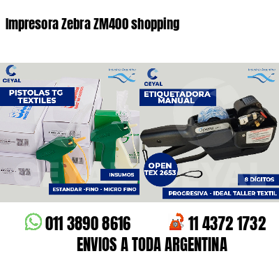 Impresora Zebra ZM400 shopping