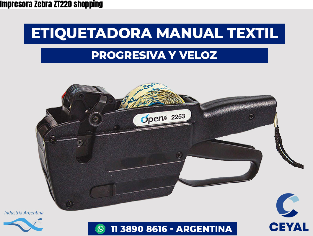 Impresora Zebra ZT220 shopping