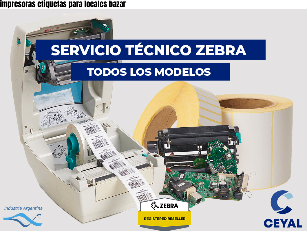 impresoras etiquetas para locales bazar