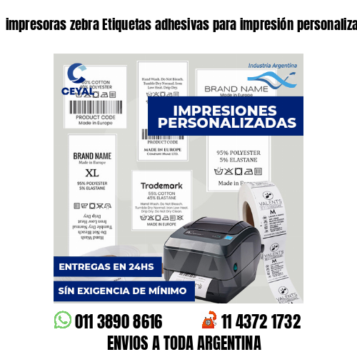 impresoras zebra Etiquetas adhesivas para impresión personalizada