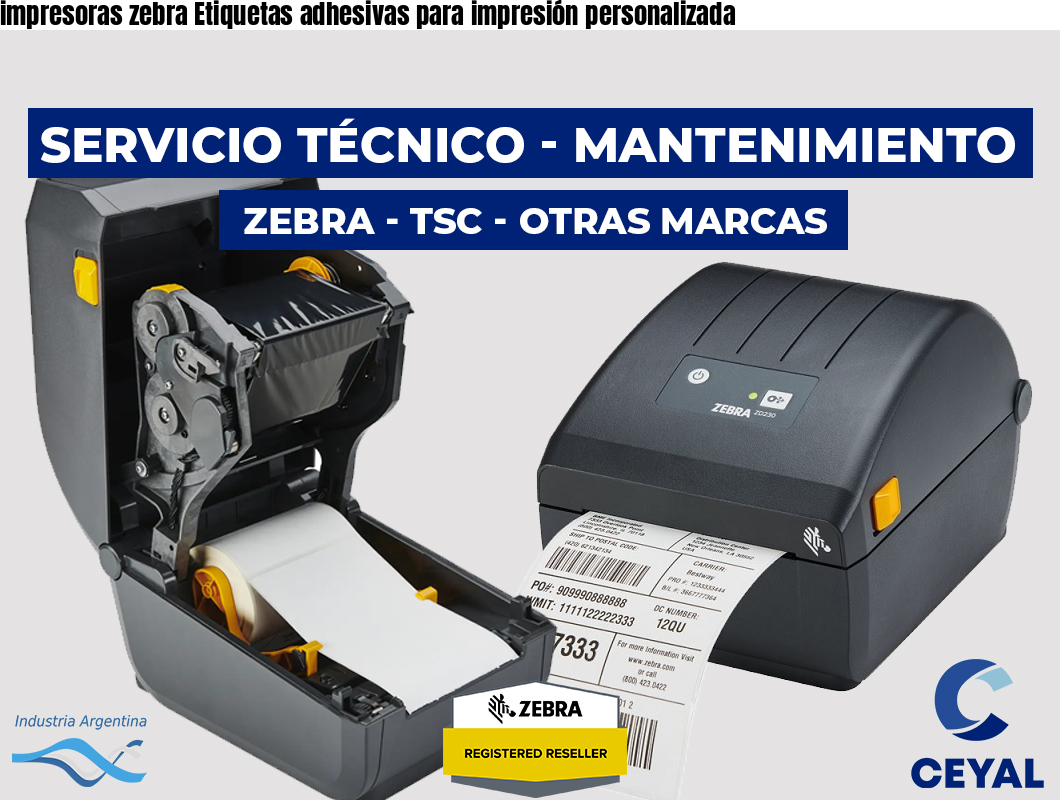 impresoras zebra Etiquetas adhesivas para impresión personalizada