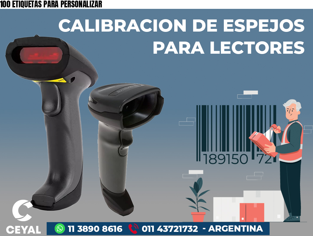 100 ETIQUETAS PARA PERSONALIZAR