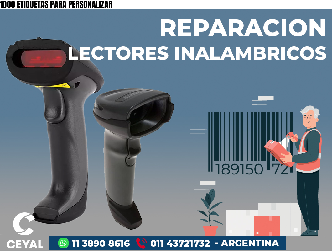 1000 ETIQUETAS PARA PERSONALIZAR