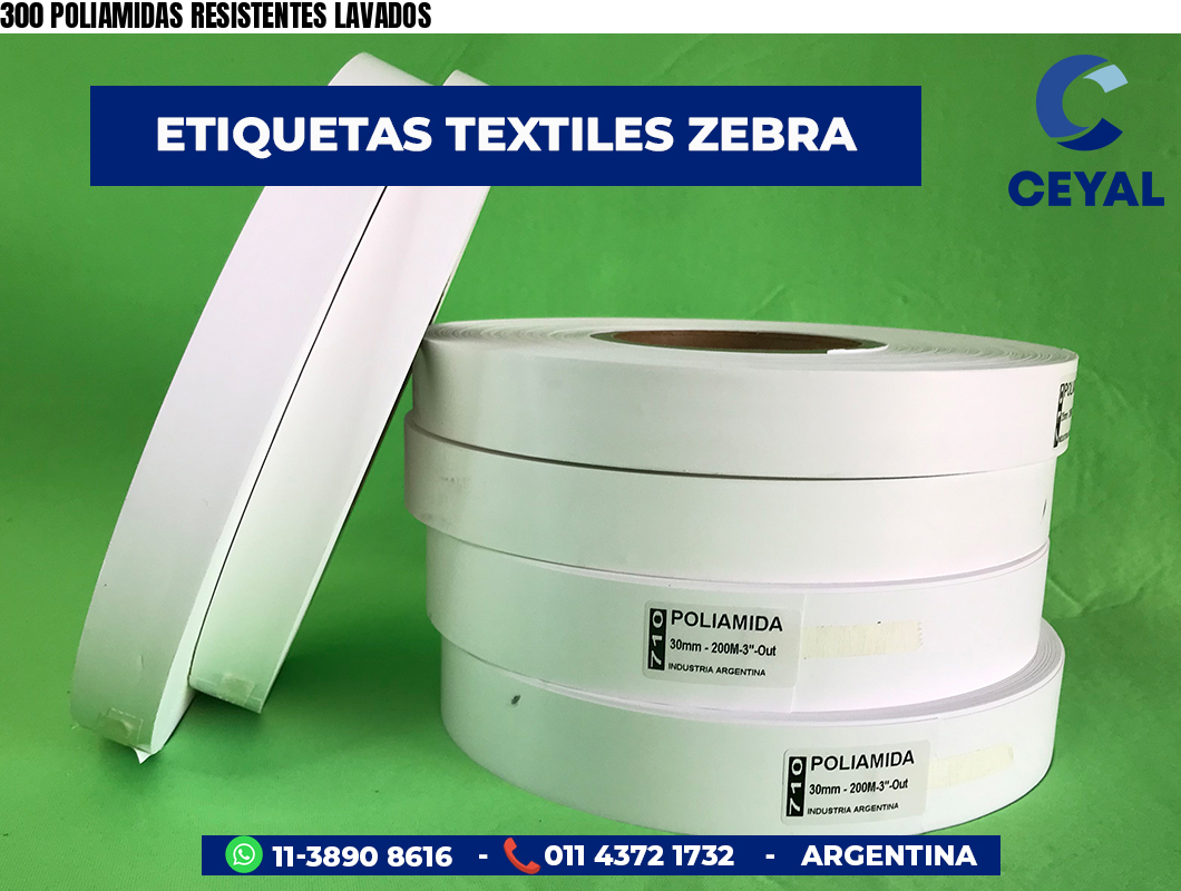 300 POLIAMIDAS RESISTENTES LAVADOS