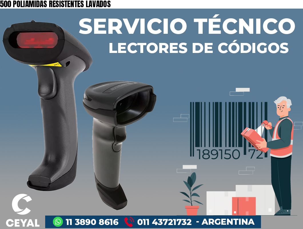 500 POLIAMIDAS RESISTENTES LAVADOS