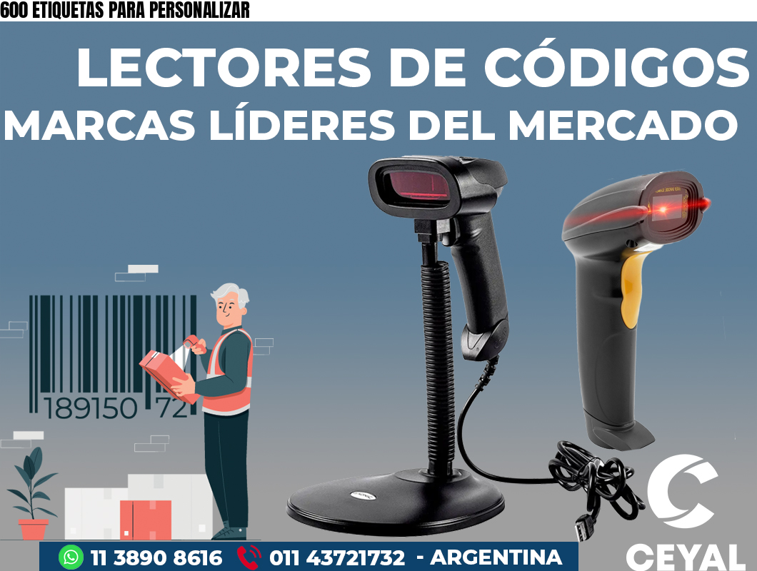 600 ETIQUETAS PARA PERSONALIZAR