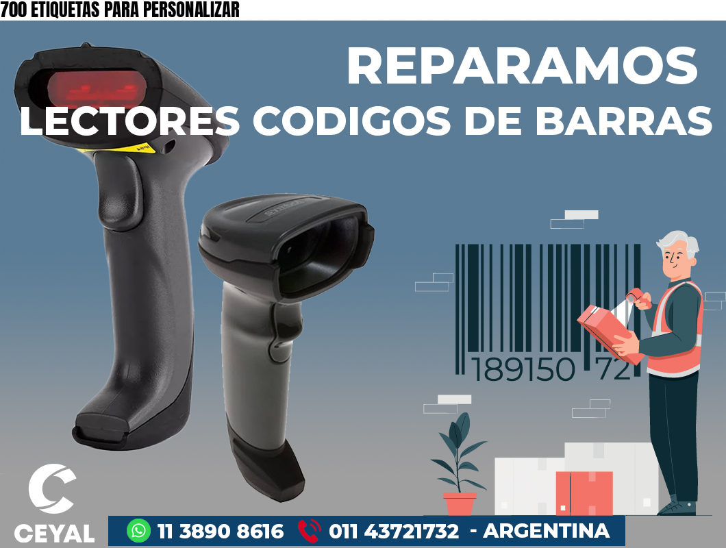 700 ETIQUETAS PARA PERSONALIZAR