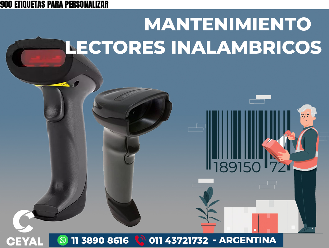 900 ETIQUETAS PARA PERSONALIZAR