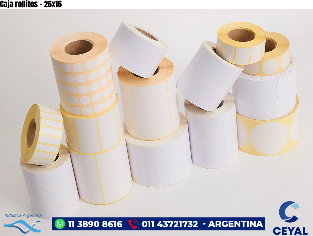Caja rollitos - 26x16