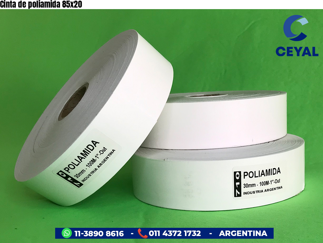Cinta de poliamida 85×20