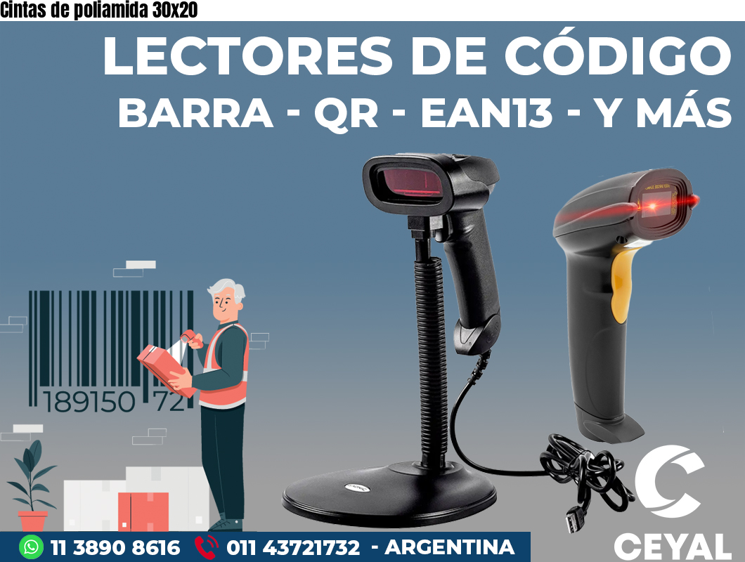 Cintas de poliamida 30x20
