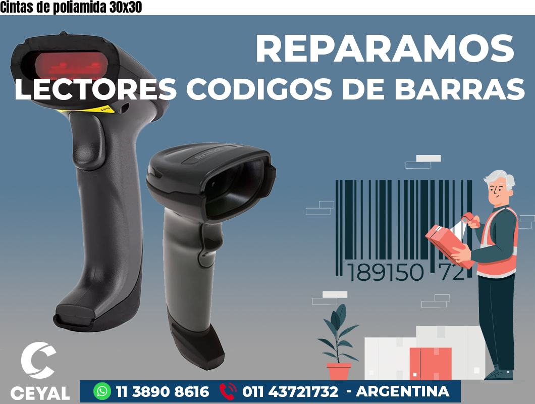 Cintas de poliamida 30x30