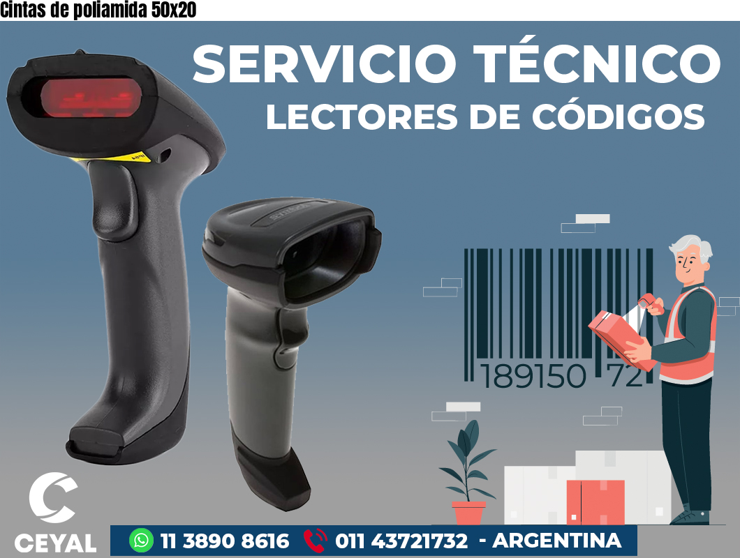 Cintas de poliamida 50x20