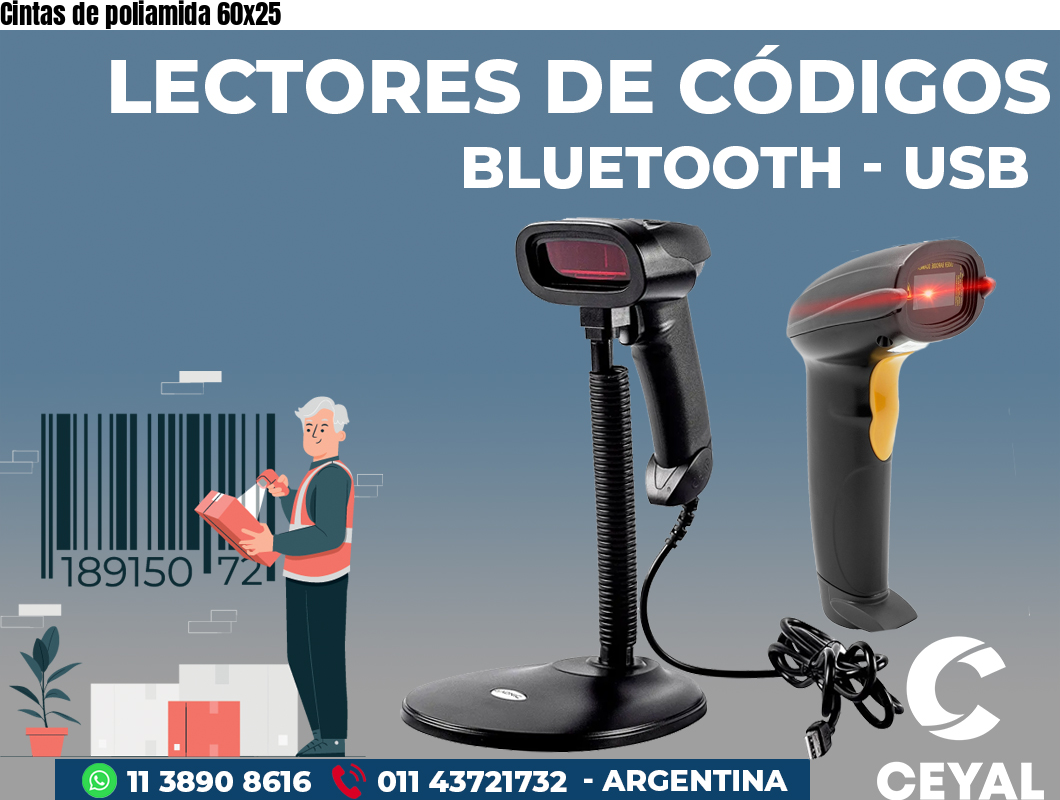 Cintas de poliamida 60x25