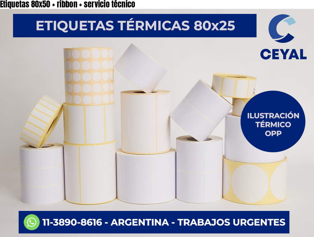 Etiquetas 80×50   ribbon   servicio técnico