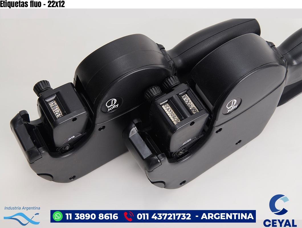 Etiquetas fluo – 22×12