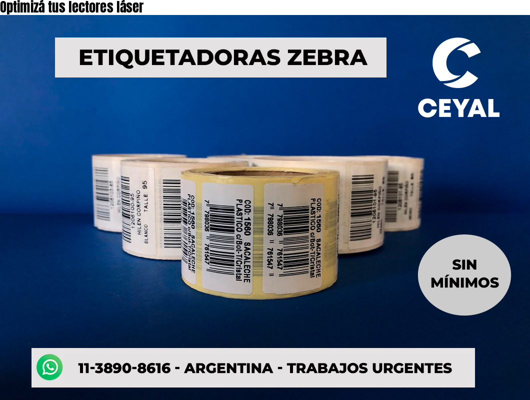 Optimizá tus lectores láser