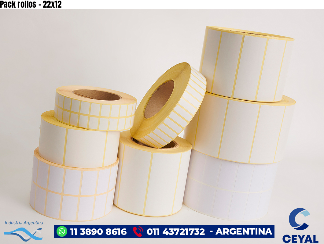 Pack rollos - 22x12