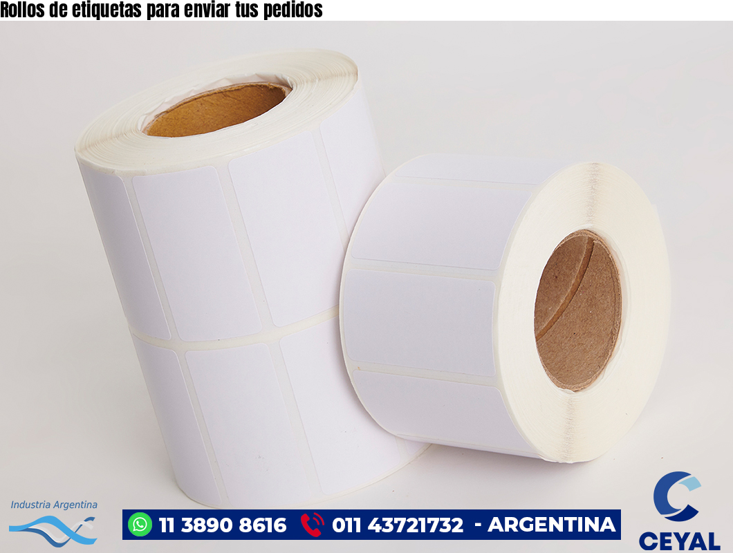 Rollos de etiquetas para enviar tus pedidos