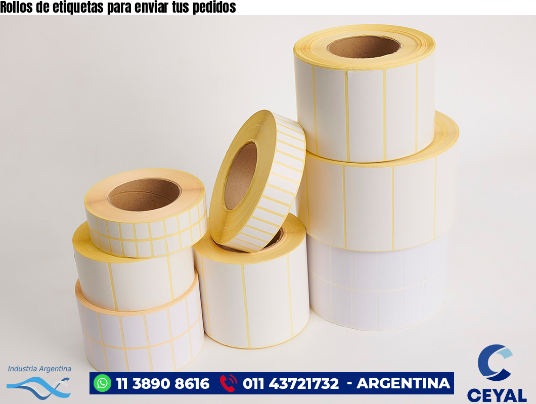 Rollos de etiquetas para enviar tus pedidos