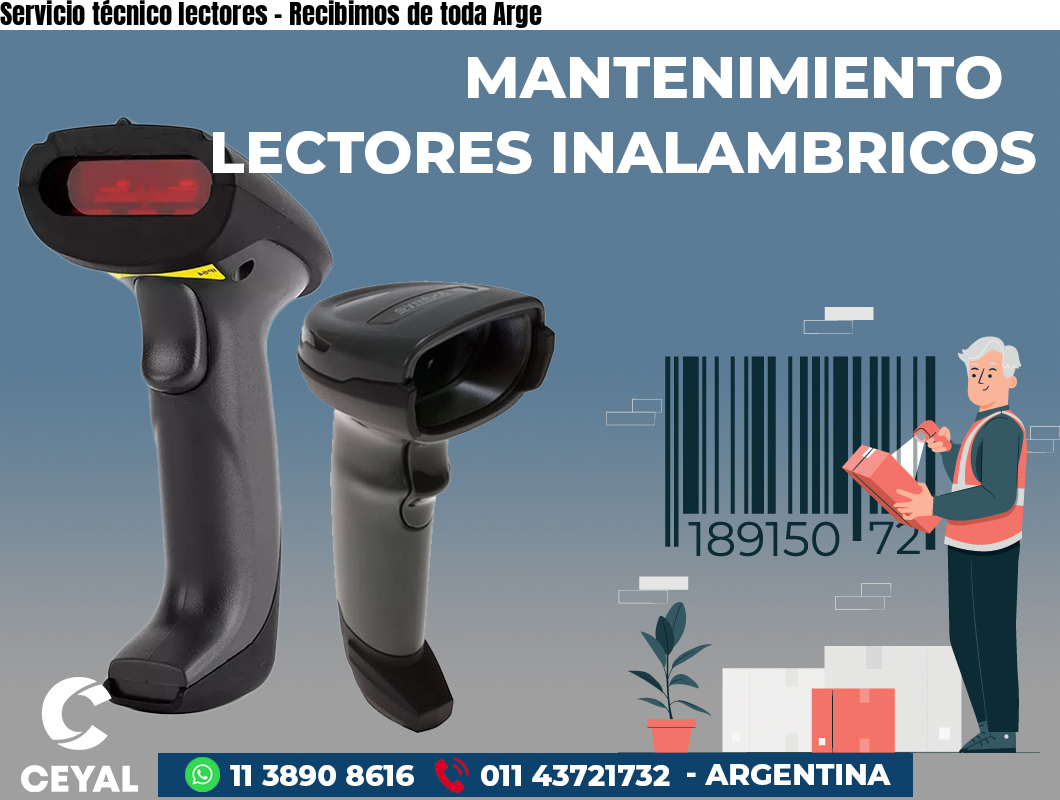 Servicio técnico lectores – Recibimos de toda Arge