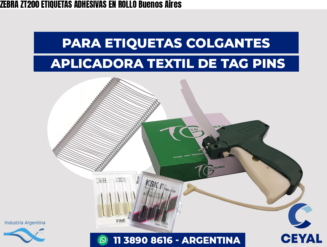 ZEBRA ZT200 ETIQUETAS ADHESIVAS EN ROLLO Buenos Aires