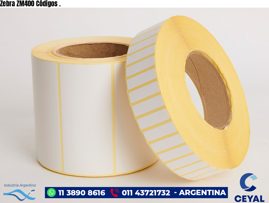 Zebra ZM400 Códigos .
