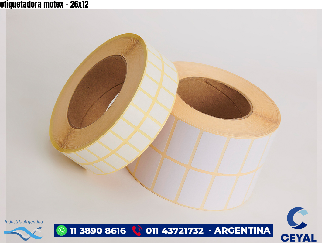 etiquetadora motex - 26x12