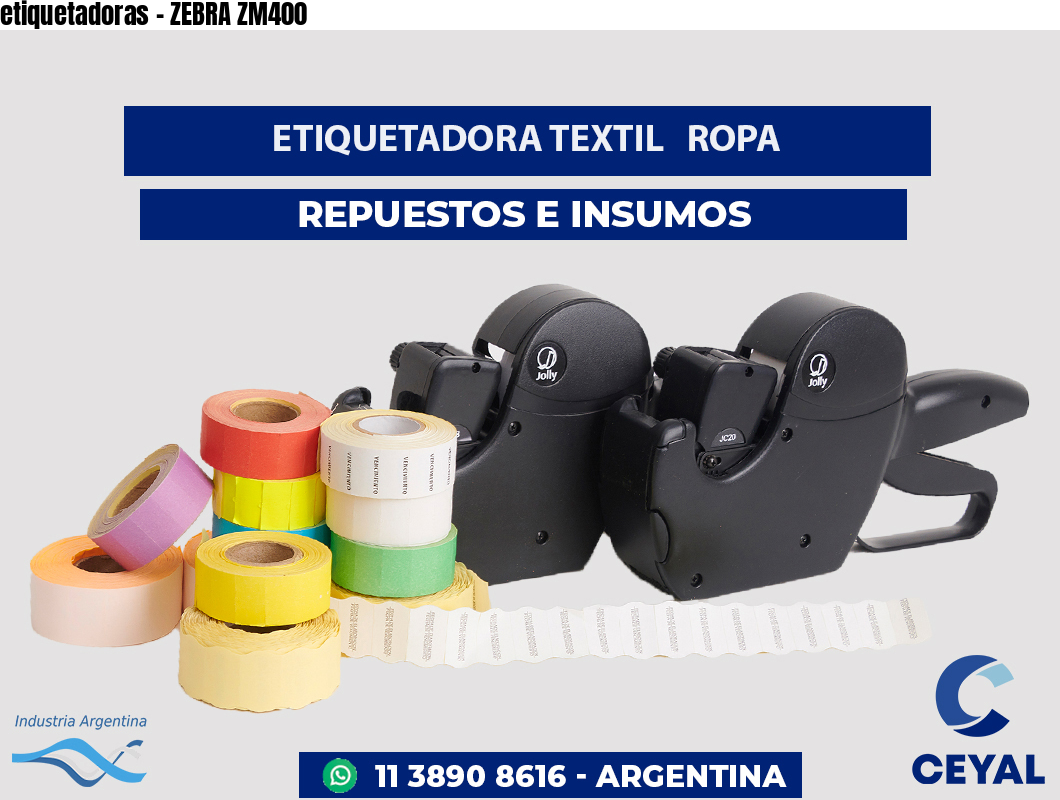 etiquetadoras - ZEBRA ZM400