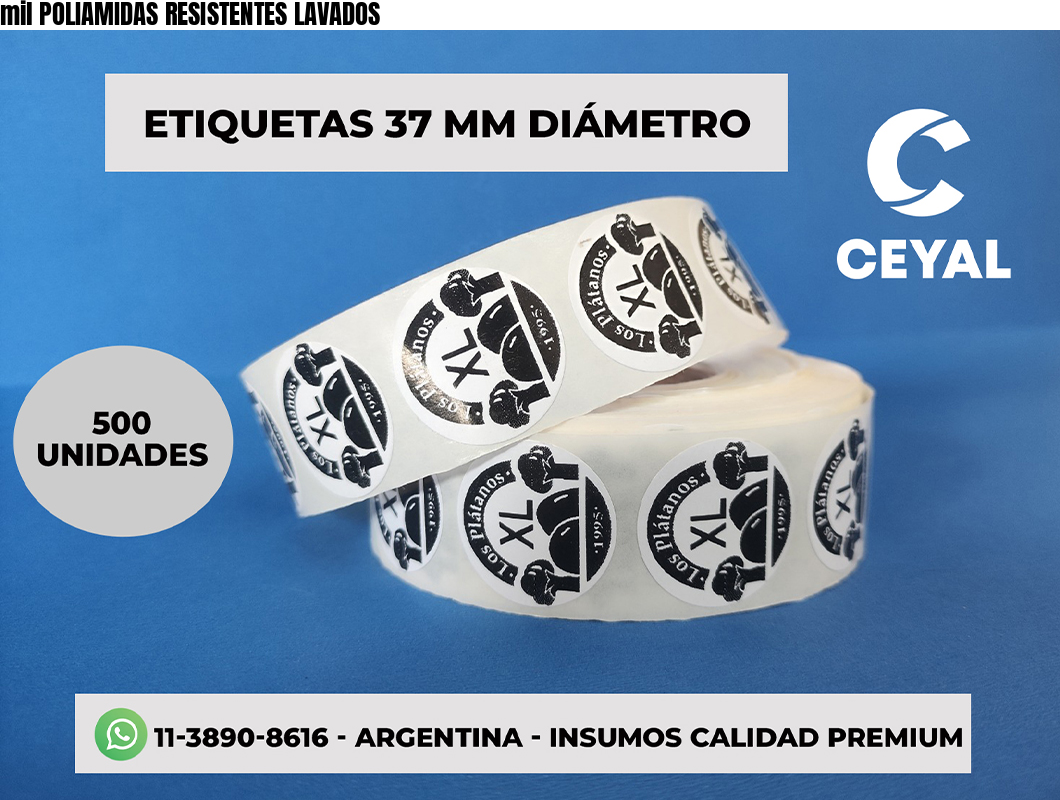 mil POLIAMIDAS RESISTENTES LAVADOS