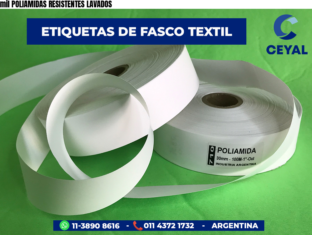 mil POLIAMIDAS RESISTENTES LAVADOS