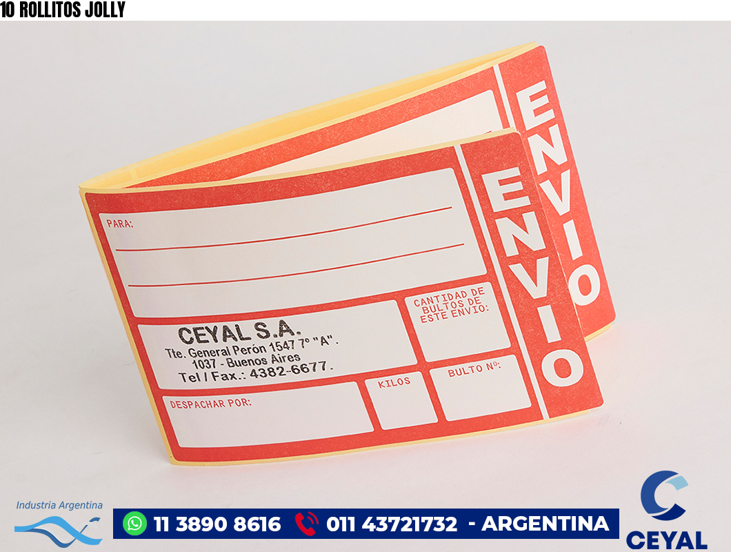 10 ROLLITOS JOLLY