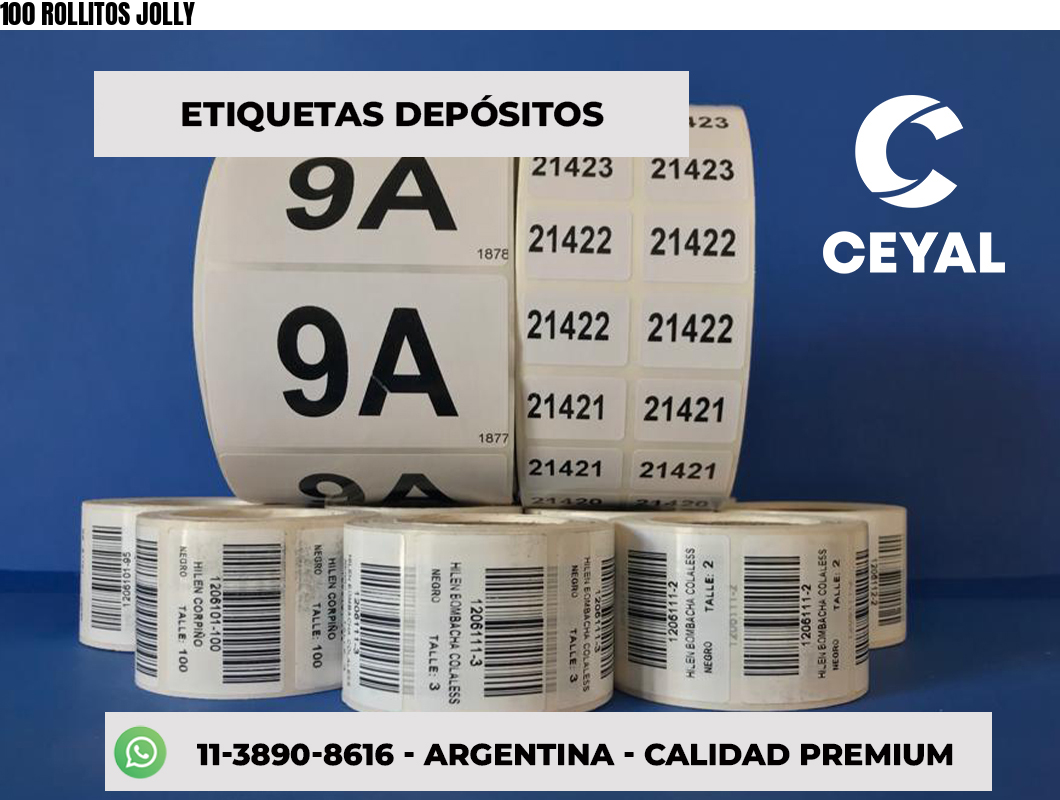 100 ROLLITOS JOLLY